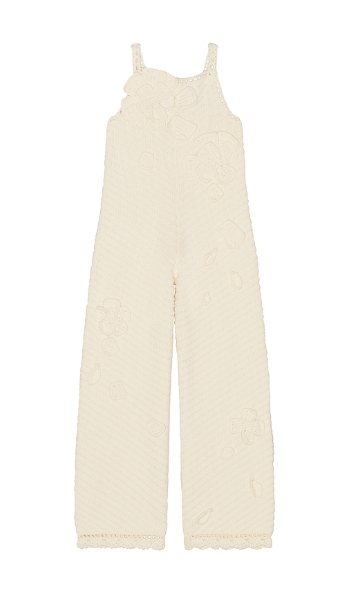 Cult Gaia Kids Chrysanthemum Pant in Ivory. - 2 also