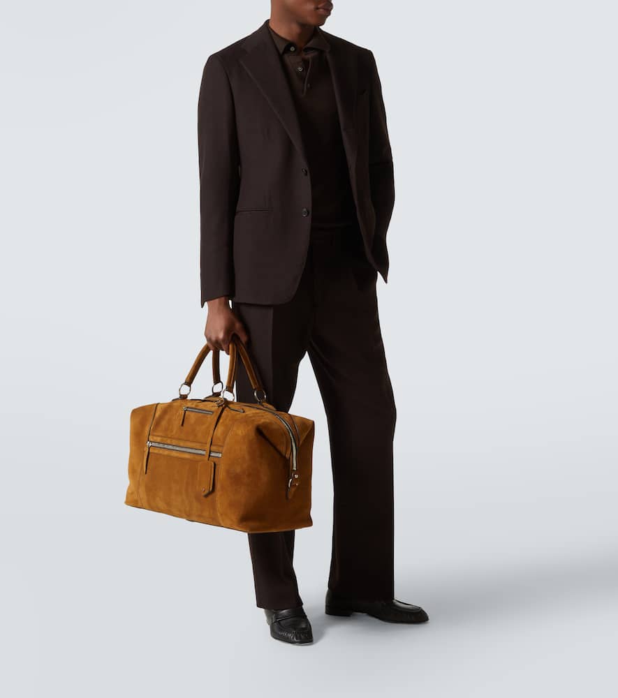 Métier Vagabond suede duffel bag