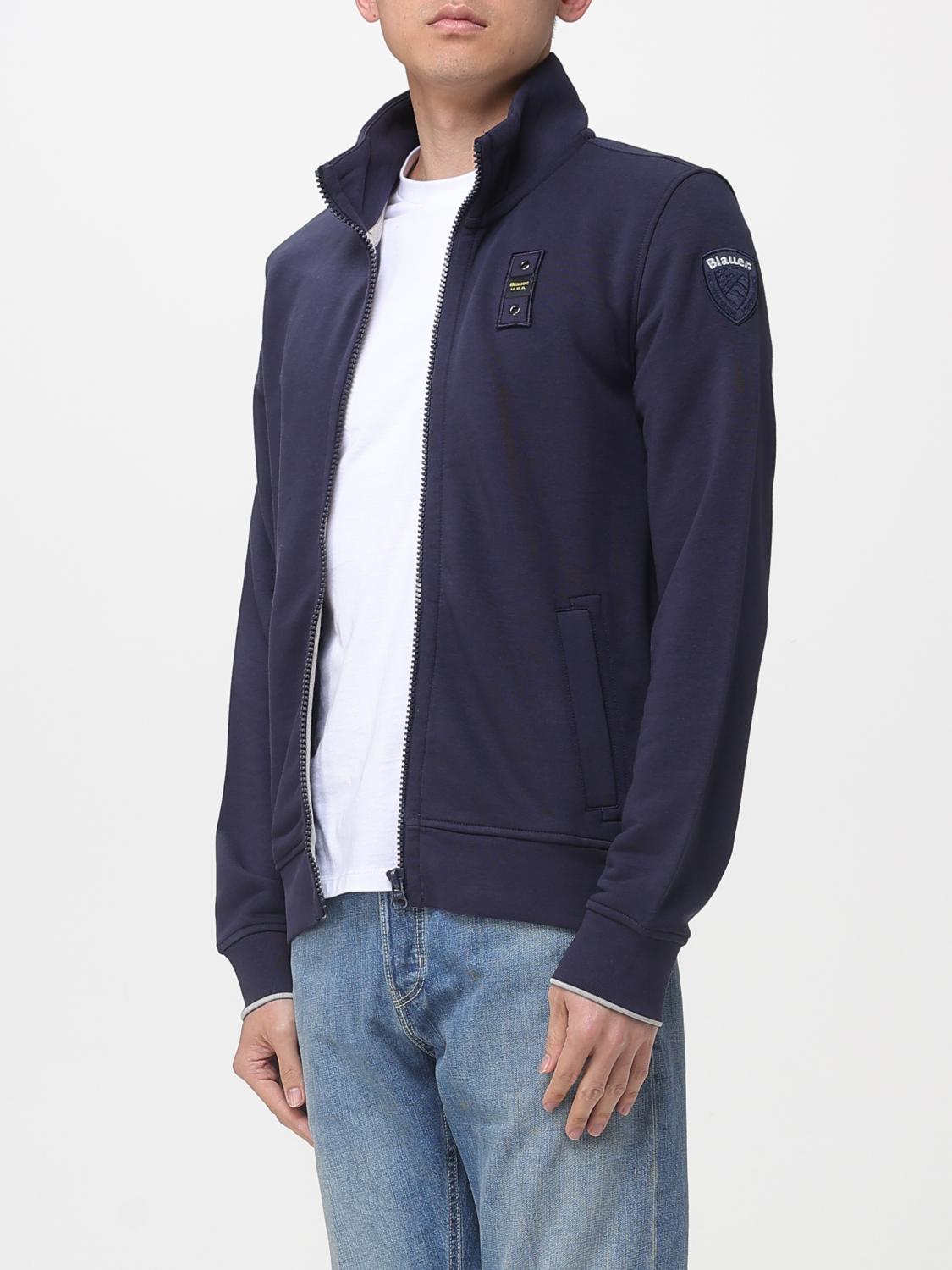 Sweatshirt Men color Blue