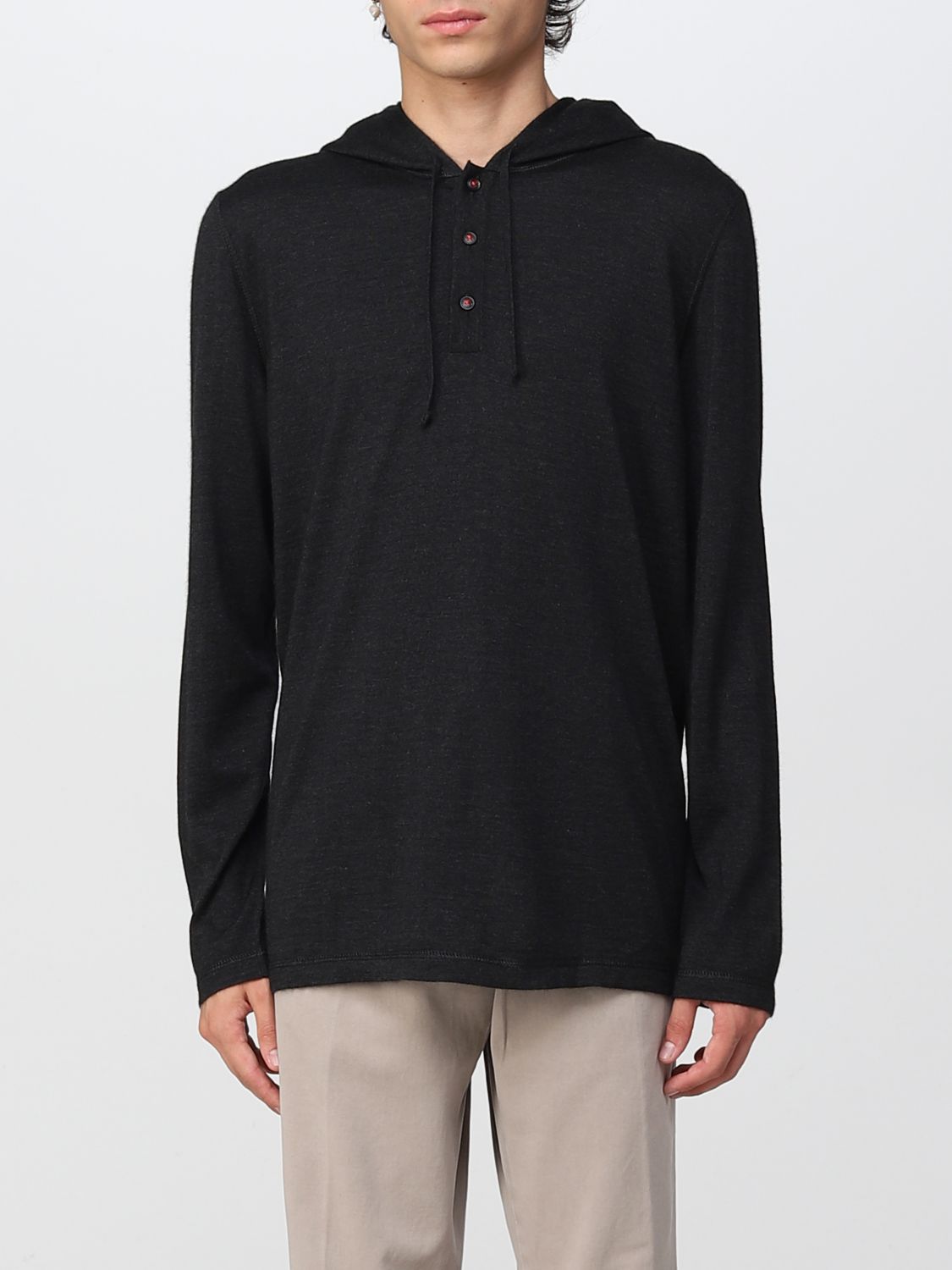 Sweater Men color Charcoal