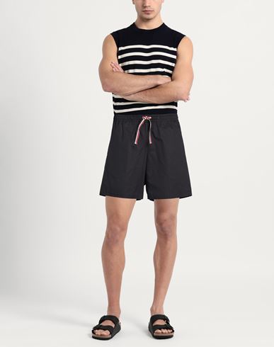 Man Shorts & Bermuda Shorts Black Size 32 Cotton
