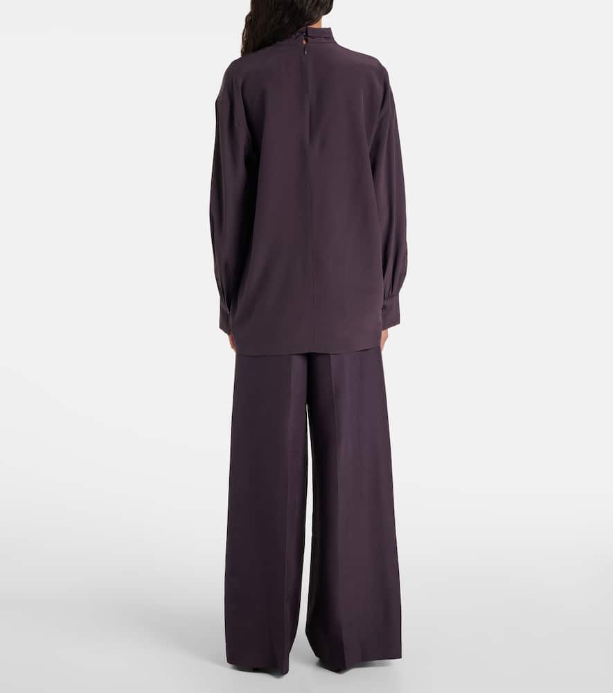 Rivoli silk crêpe de chine blouse