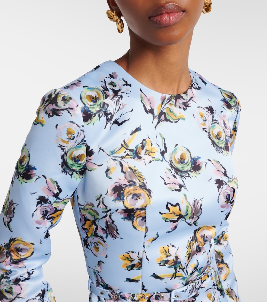 Capucine floral midi dress