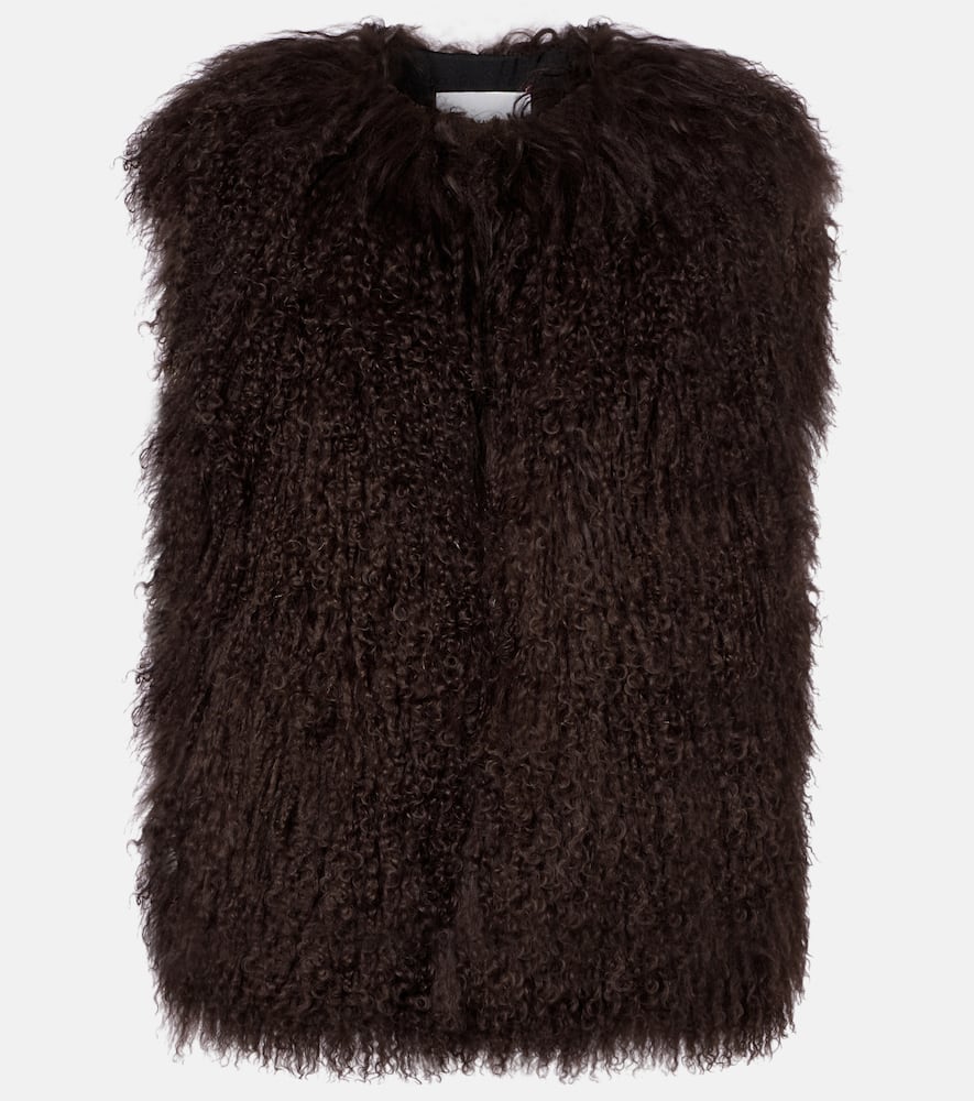 Shearling vest