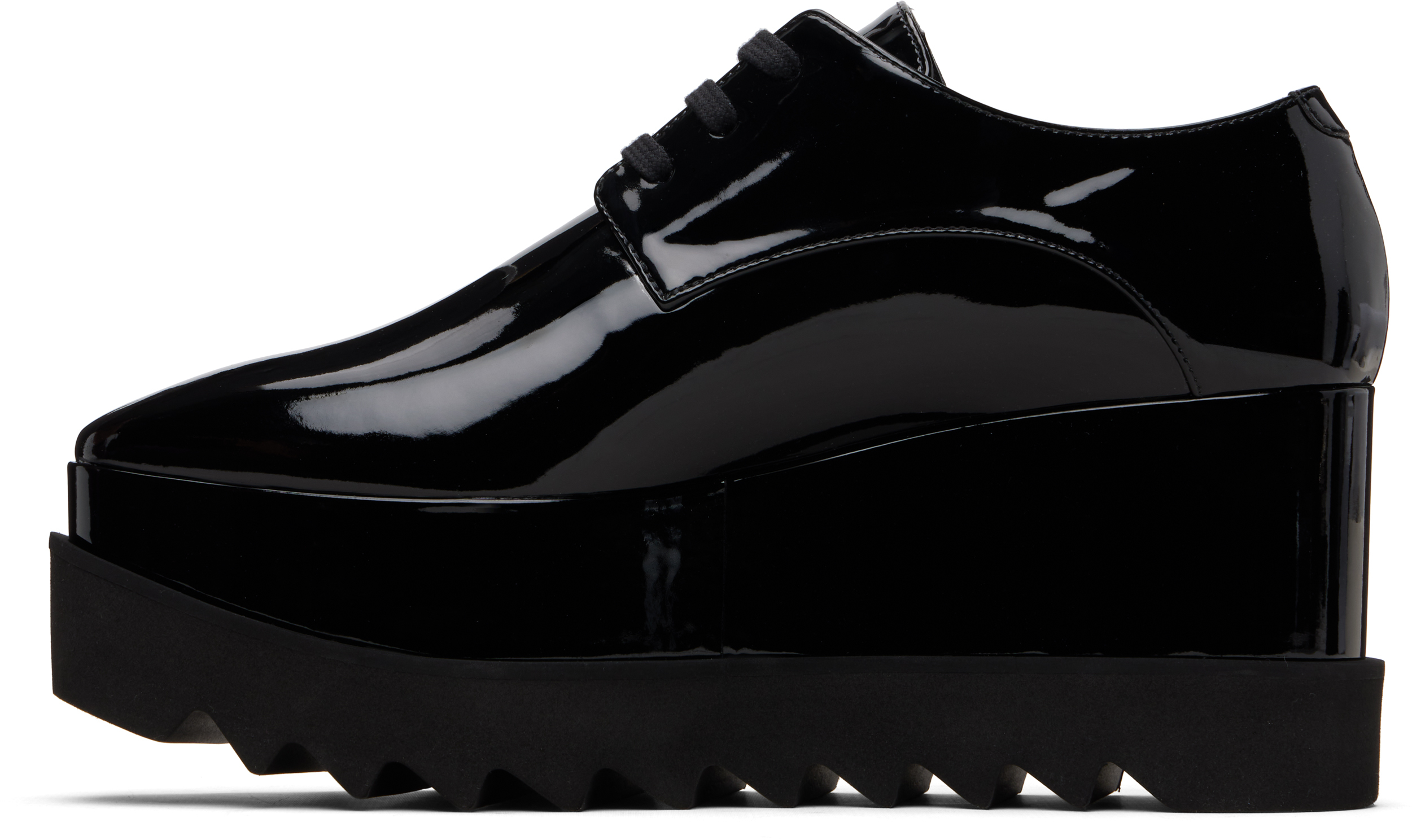 Black Limited Edition Elyse Monochrome Platform Derbys