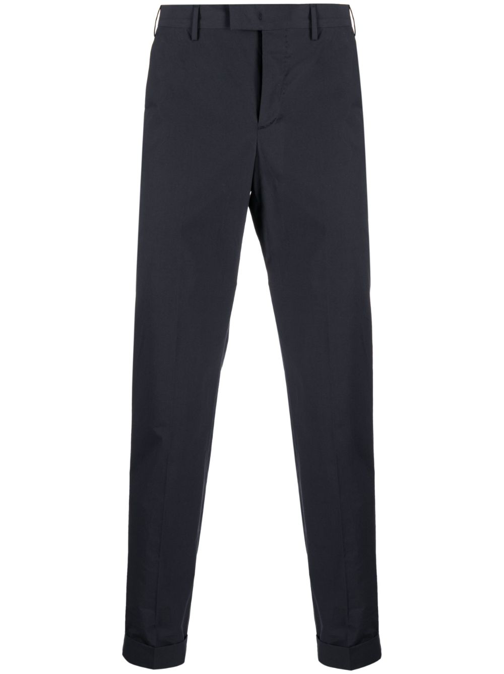 Straight-leg tailored trousers - Black
