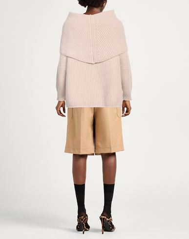 Woman Turtleneck Light pink Size 6 Virgin Wool, Cashmere