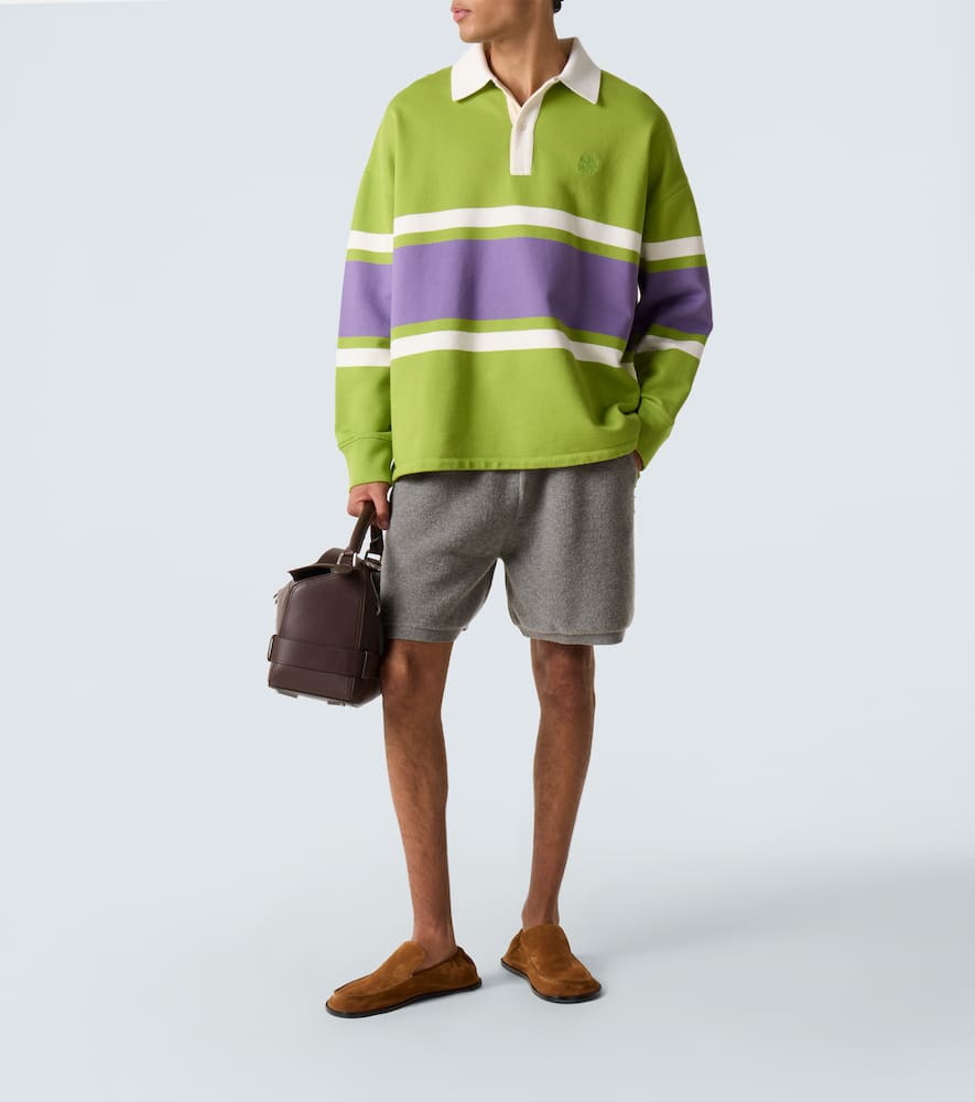 Wool-blend shorts