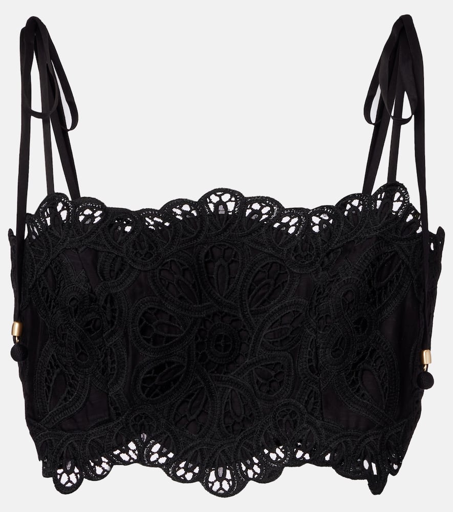 Rhiannon embroidered cotton top