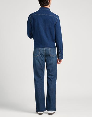 Man Jeans Blue Size 30 Cotton, Polyester, Elastane