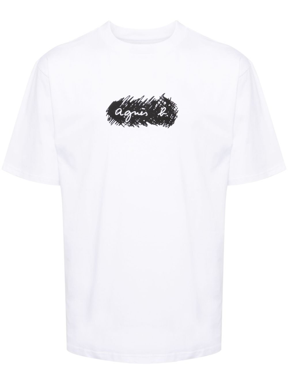 Logo print cotton T-shirt - Black