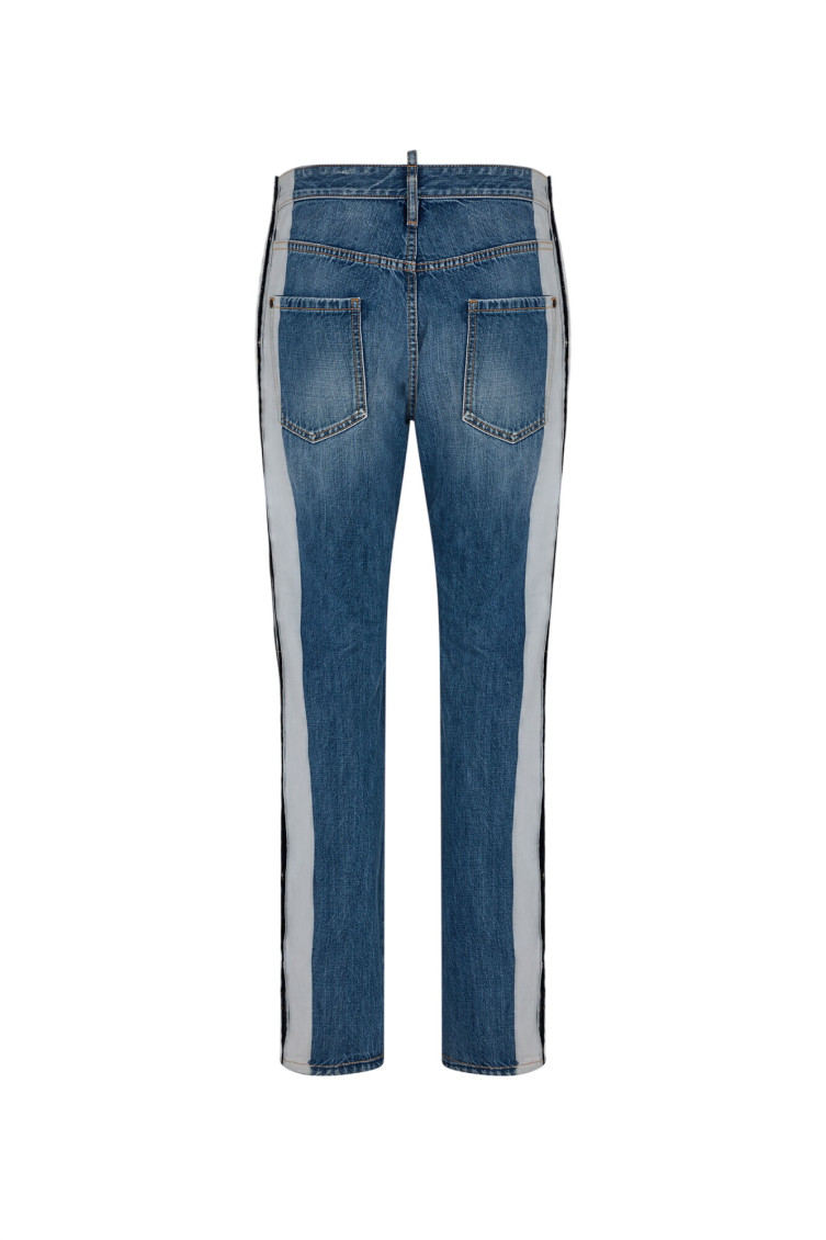 Navy Blue Mid Rise Jeans
