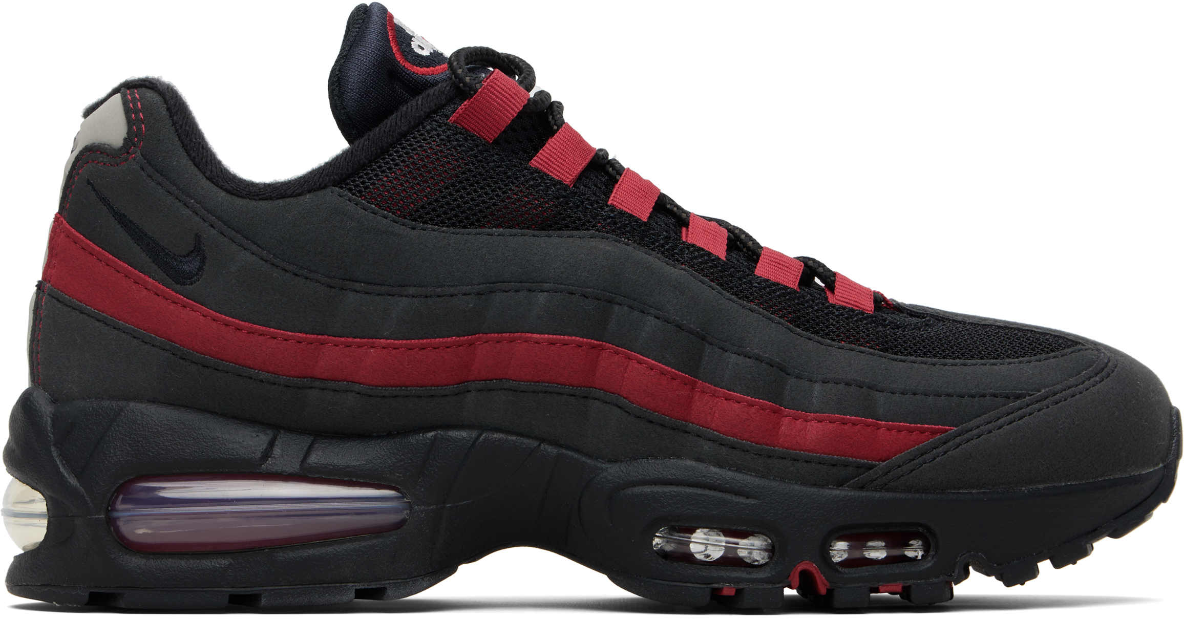 Black & Red Air Max 95 OG Sneakers