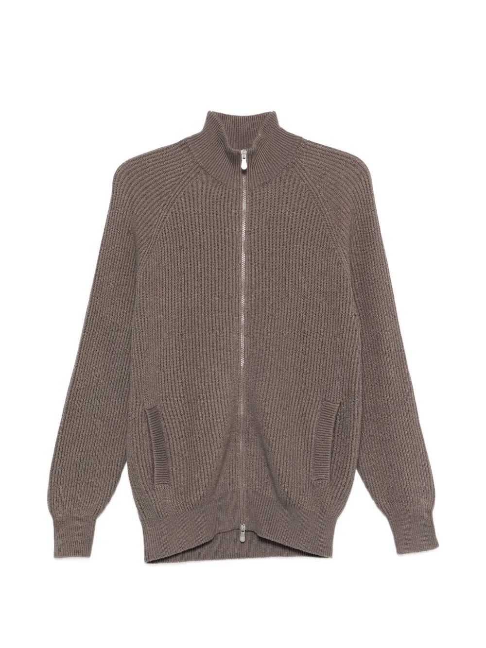 Zip-Front Cardigan