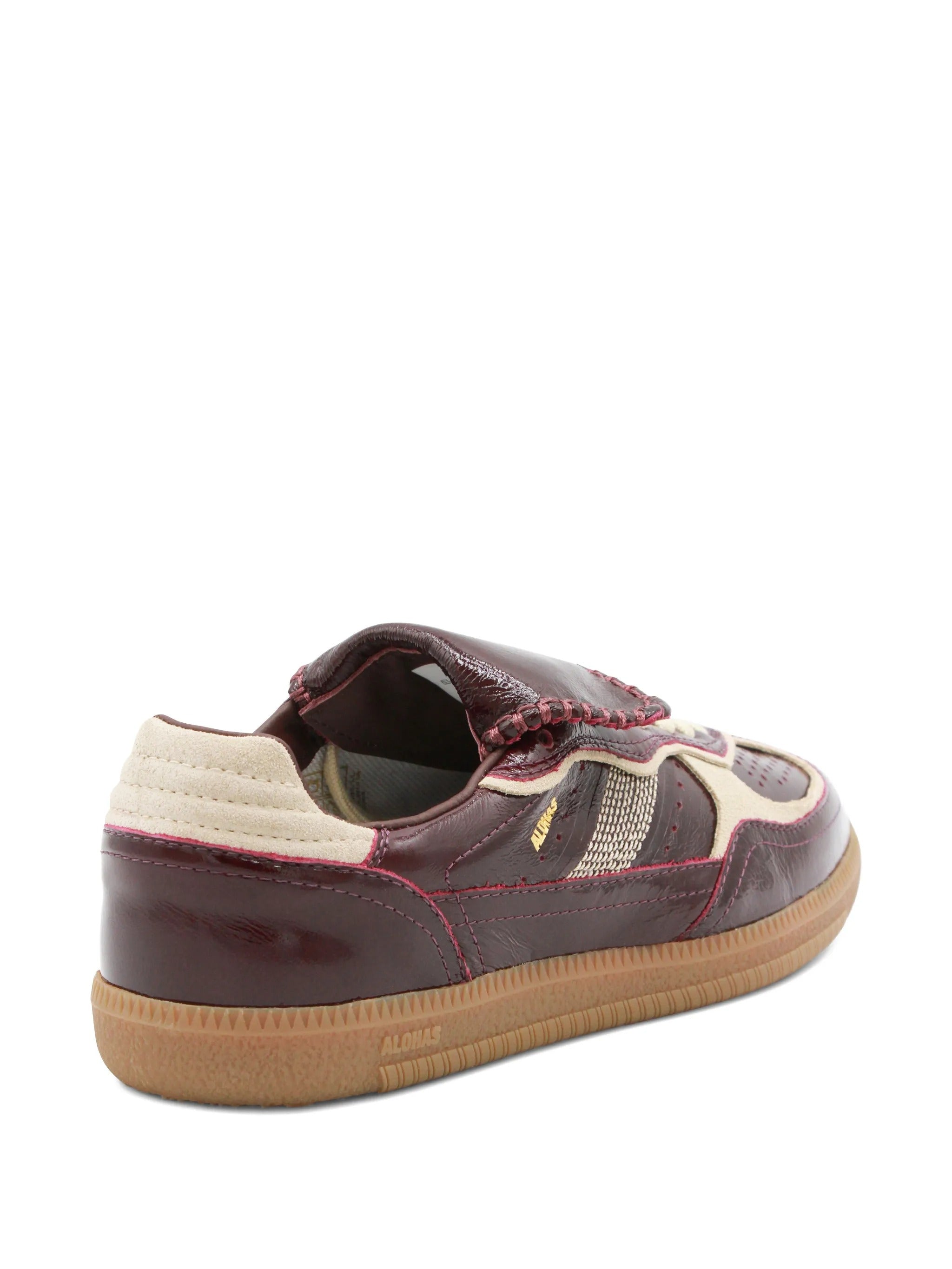 Alohas Tb.490 Club Patent Deep Burgundy Leather Sneaker