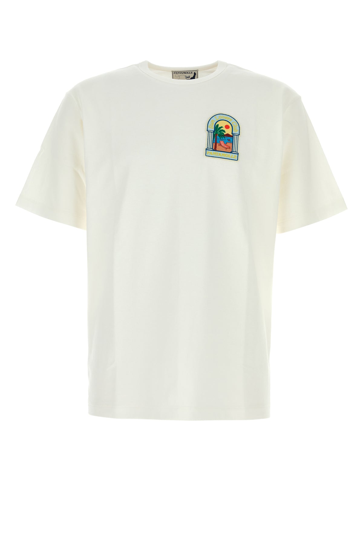 PANTAMOLLE White cotton t-shirt