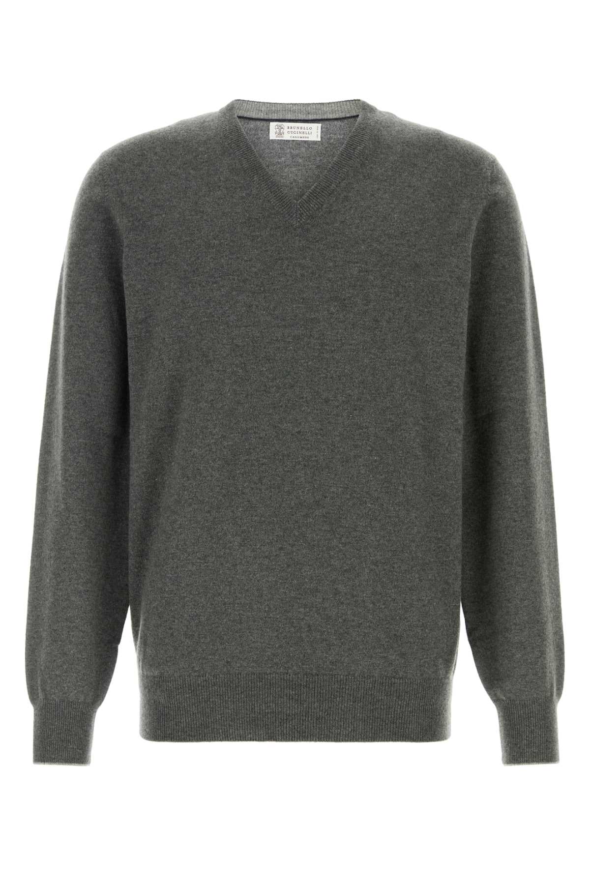 Neck Sweater — Gray