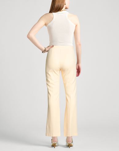 Woman Pants Apricot Size 6 Viscose, Acetate, Virgin Wool, Elastane