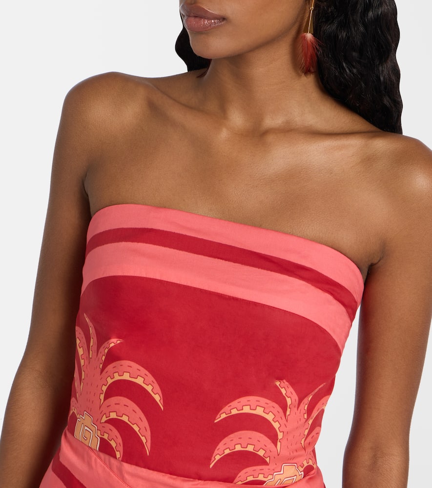 Raiz printed cotton minidress
