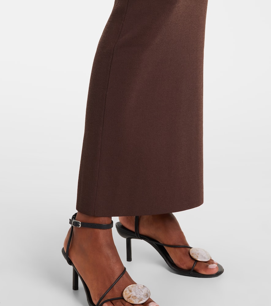 Knitted maxi skirt