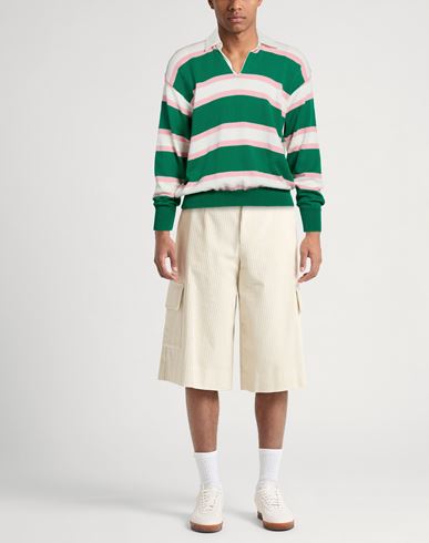 Man Sweater Green Size 38 Cotton