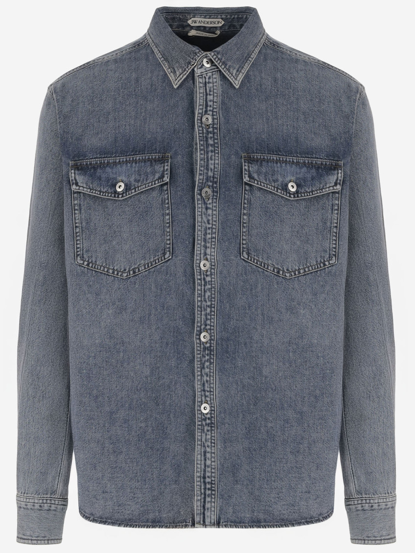 J. W. Anderson Cotton Denim Shirt With Logo