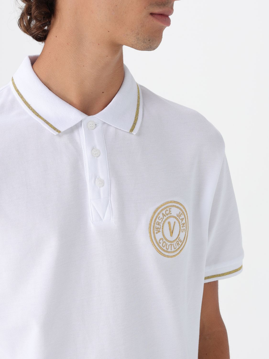 Polo Shirt Men color White