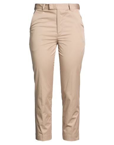 Woman Pants Light brown Size 10 Cotton, Elastane