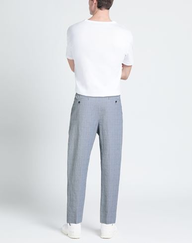 Man Pants Navy Size 32 Cotton, Elastane