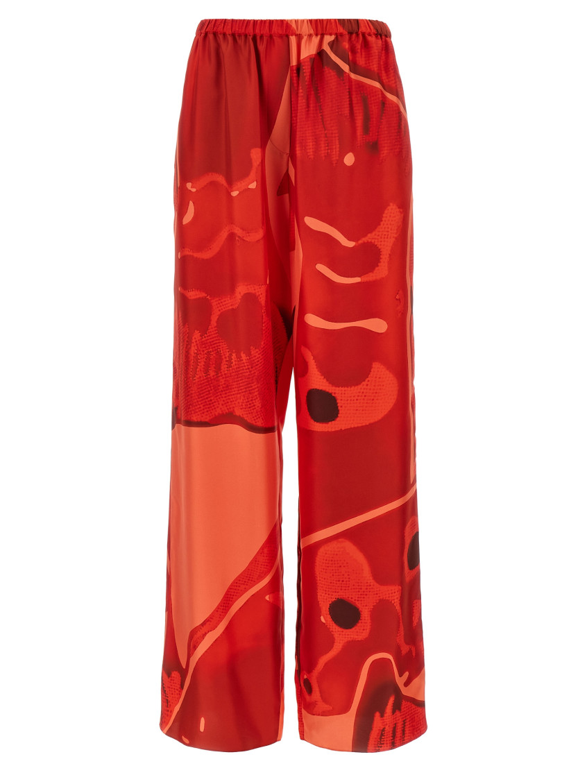 Palazzo Silk Pants