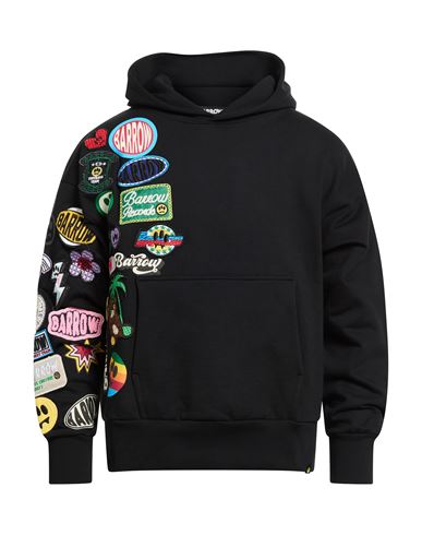 Man Sweatshirt Black Size L Cotton