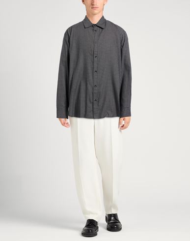 Man Shirt Black Size M Cotton, Viscose