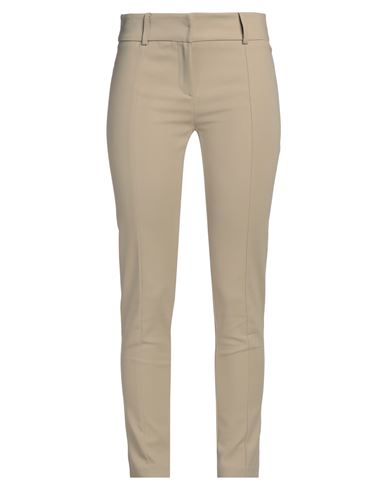 Patrizia Pepe Woman Pants Sand Size 6 Cotton, Polyamide, Elastane