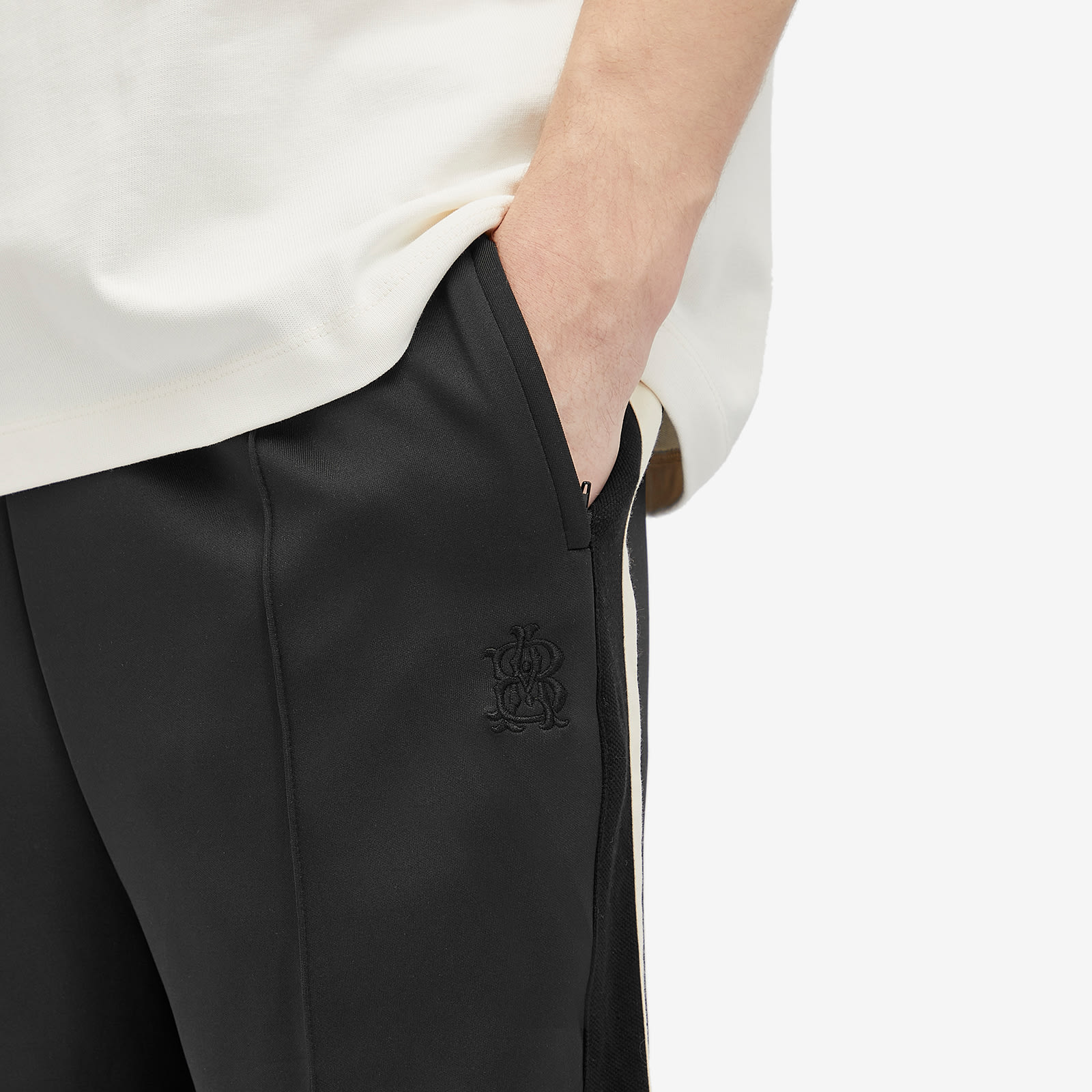 Men's Monogram Track Pants Black
