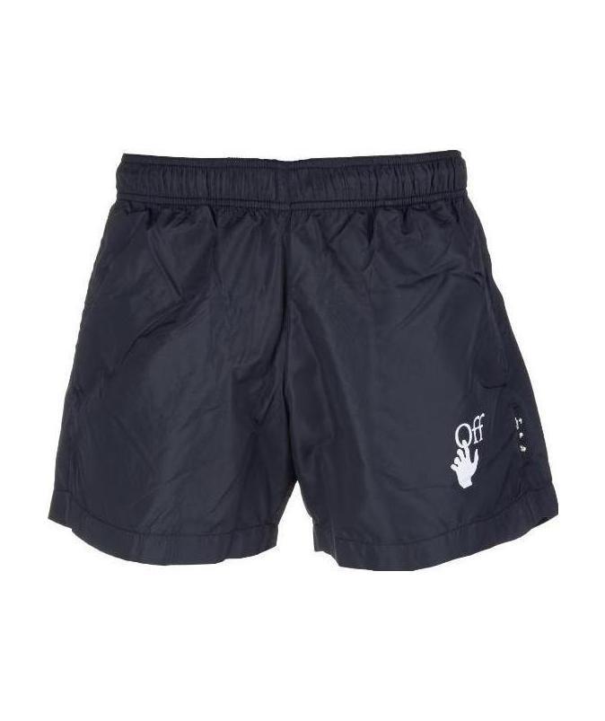 Logo print swim shorts