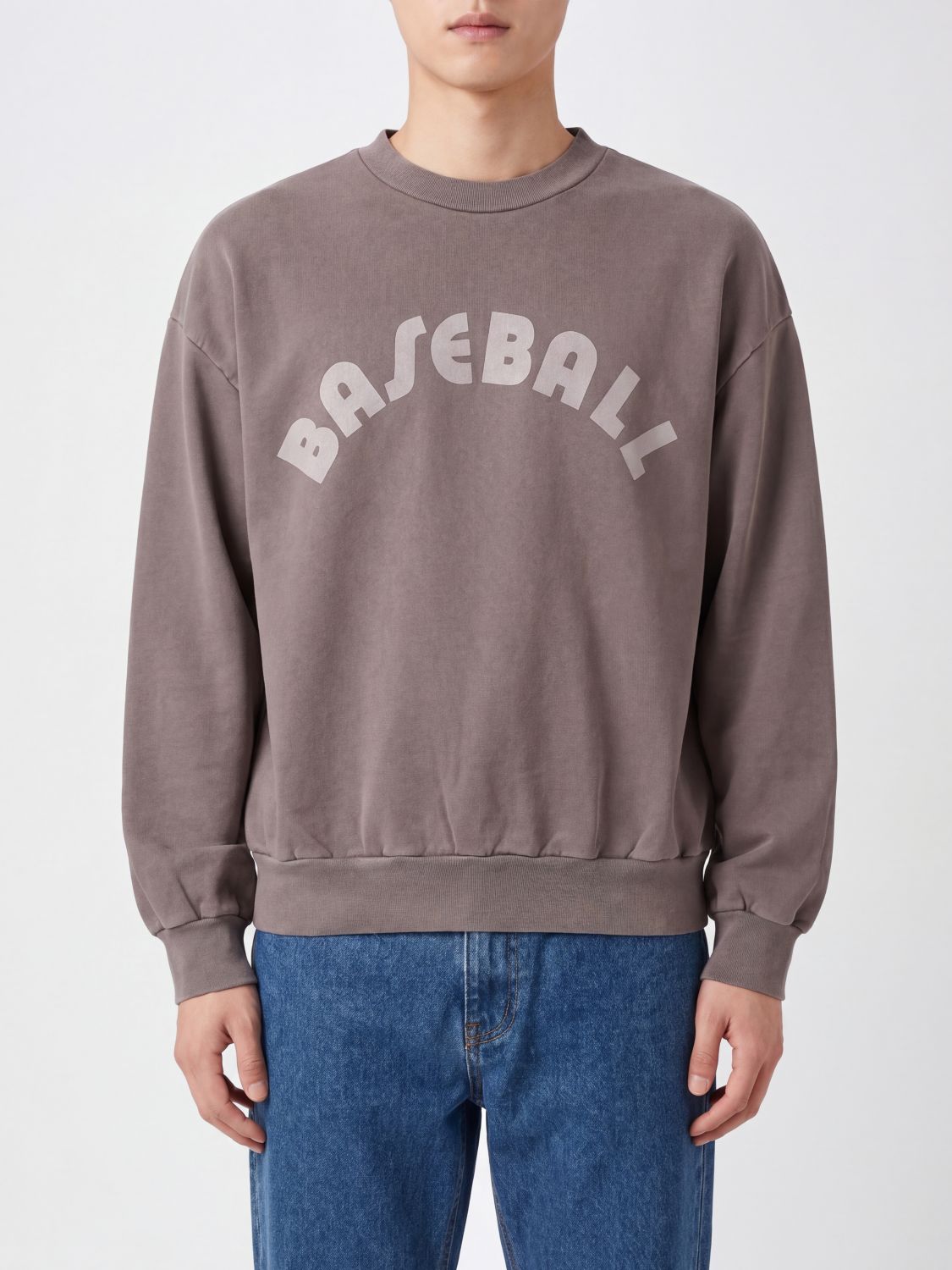 Sweatshirt Men color Brown
