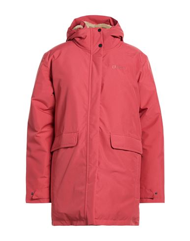 Woman Jacket Salmon pink Size M Polyester