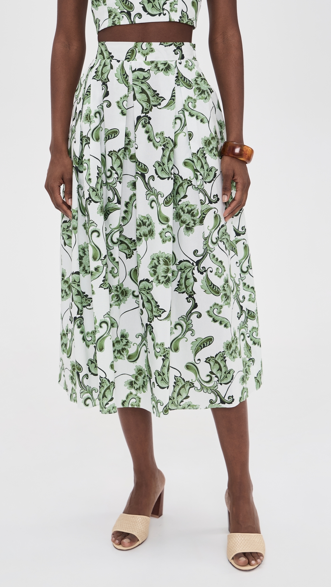Aggie Skirt Garden Paisley