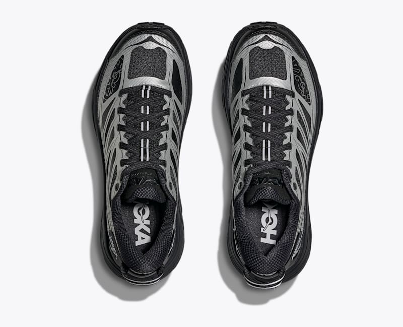 HOKA Mafate Speed 2 Shoes in Black/Silver