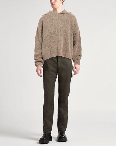 Man Sweater Light brown Size L Wool, Polyester, Acrylic