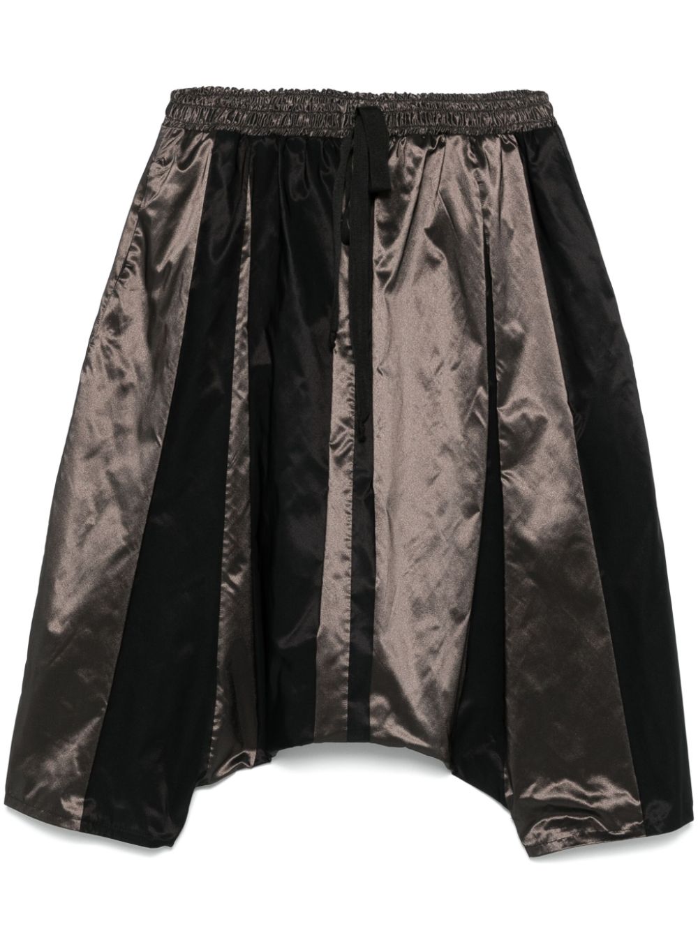 Drop-crotch trousers - Black