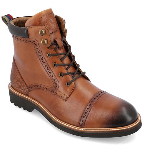 Tyrus Cap Toe Ankle Boot - Tan