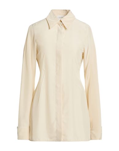Woman Shirt Beige Size 4 Viscose