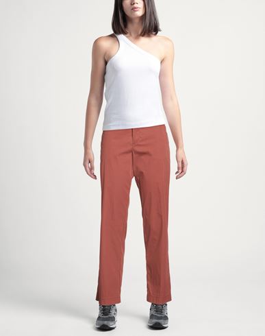 Woman Pants Tan Size 1 Cotton, Polyamide