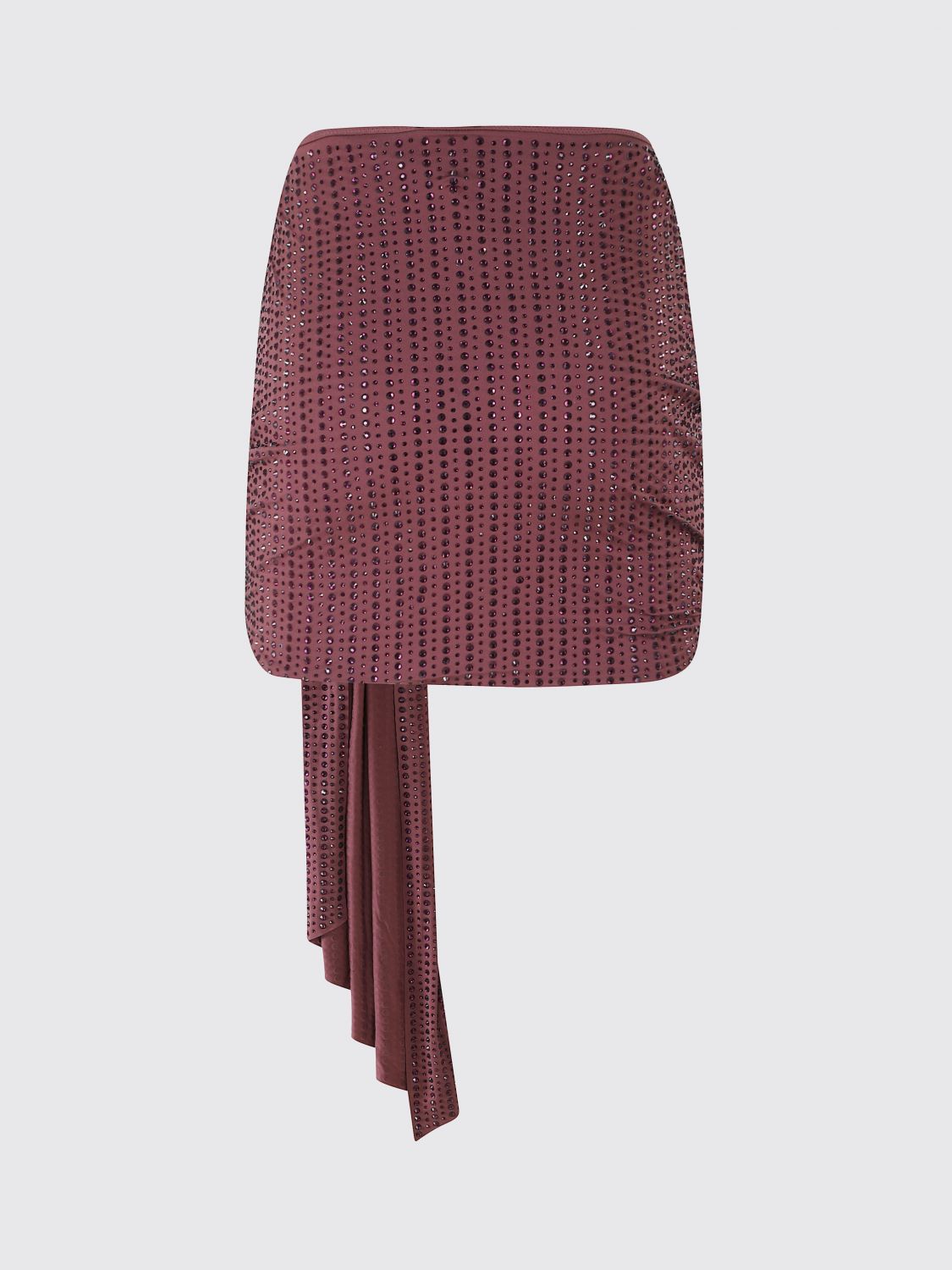 Skirt Woman color Burgundy