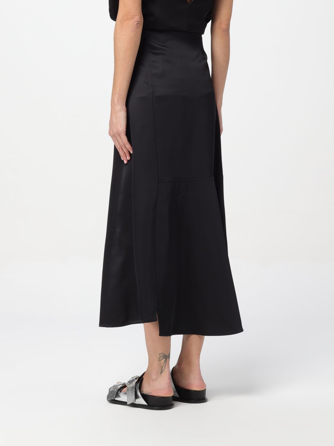 Skirt Woman color Black