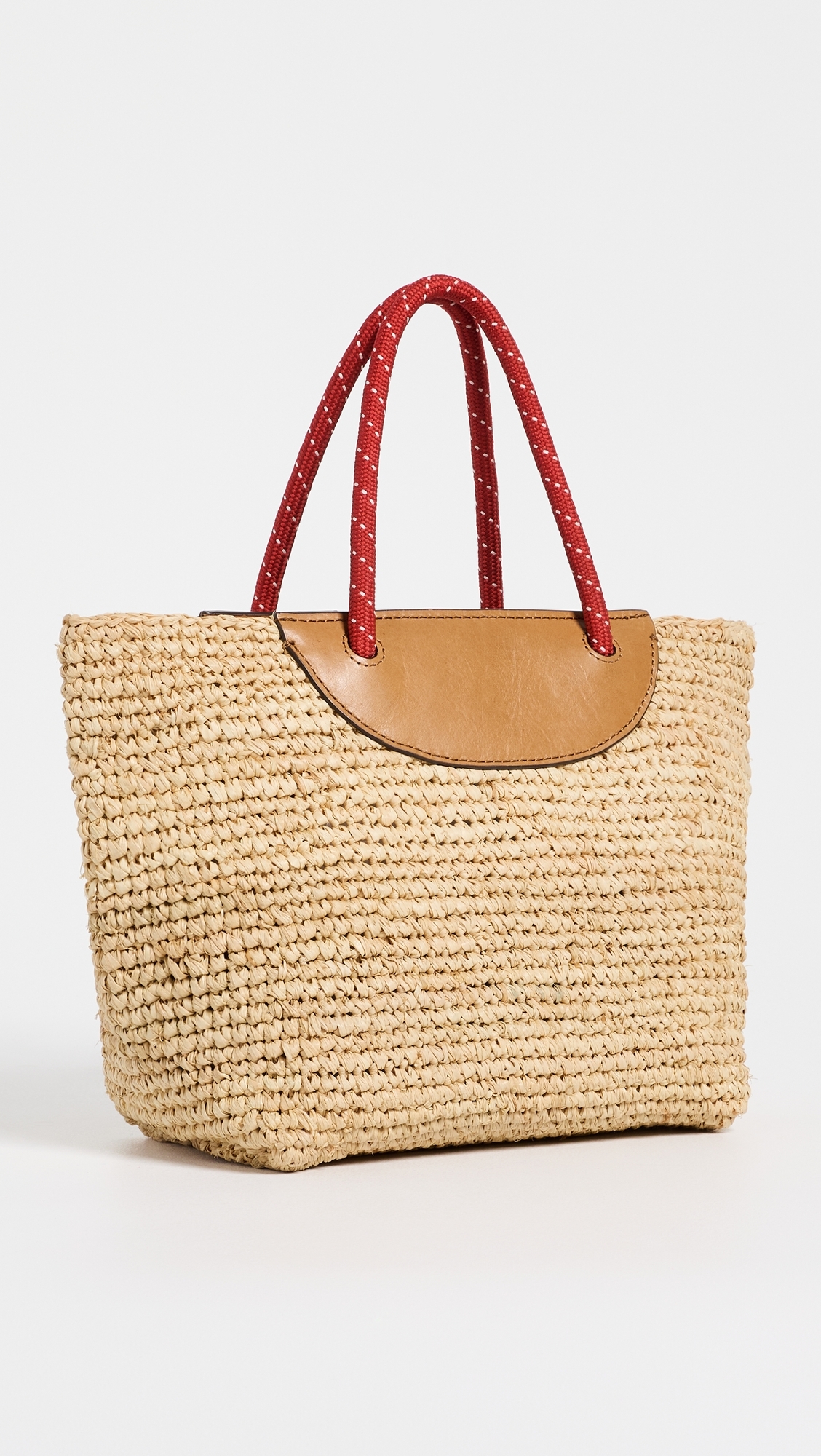 The Woven Mini Tote Festival Red Multi One Size