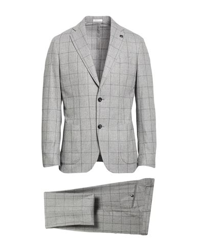 Man Suit Grey Size 42 Wool, Virgin Wool, Elastane