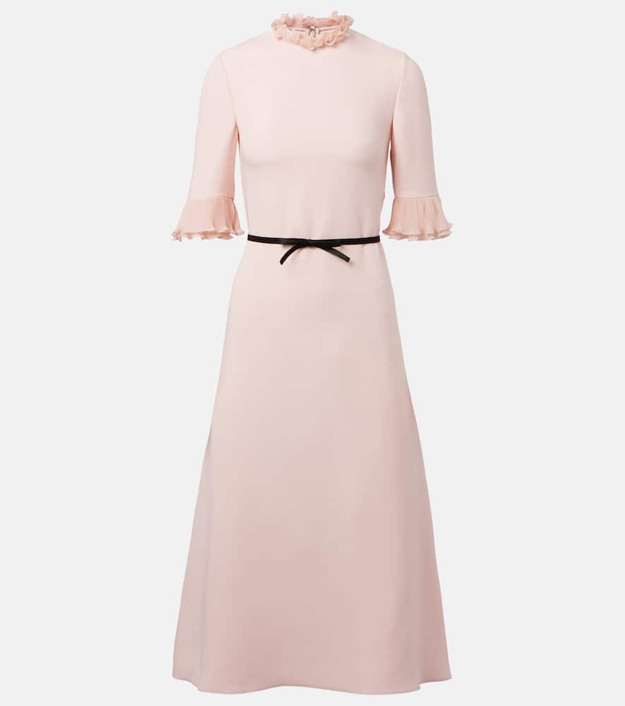 Cady Couture ruffled midi dress