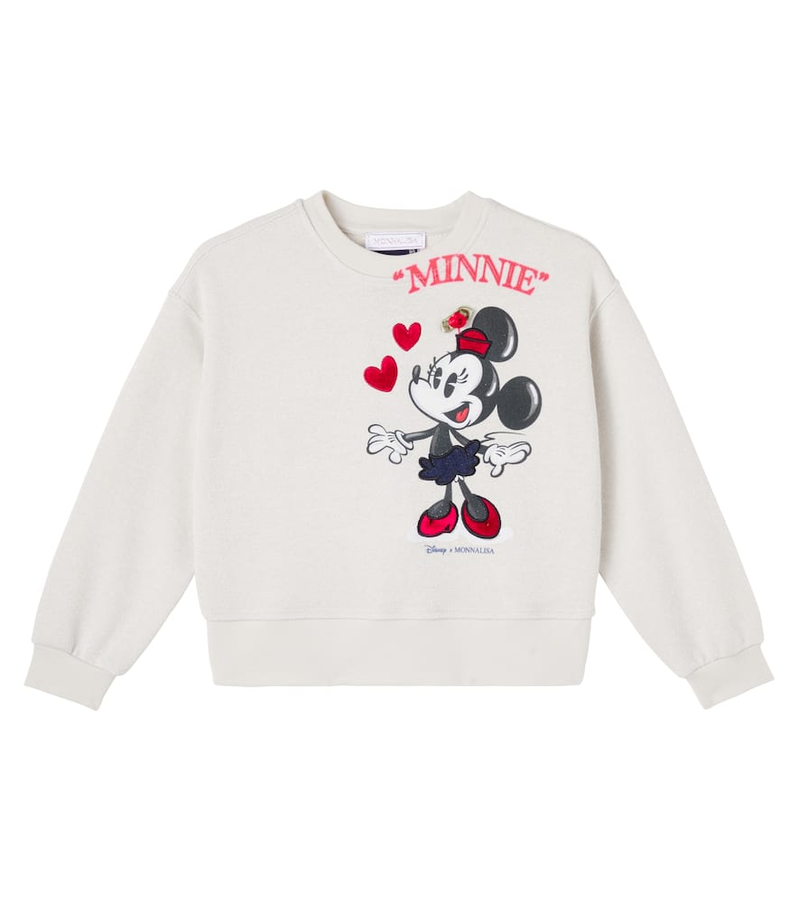 X Disney printed cotton-blend sweatshirt